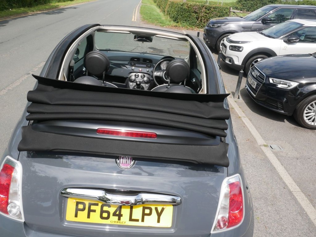 USED 2015 64 FIAT 500C 0.9 TwinAir Lounge Convertible 2dr Petrol Manual Euro 6 (s/s) (85 bhp) LOW MILEAGE CONVERTIBLE WITH FULL SERVICE HISTORY