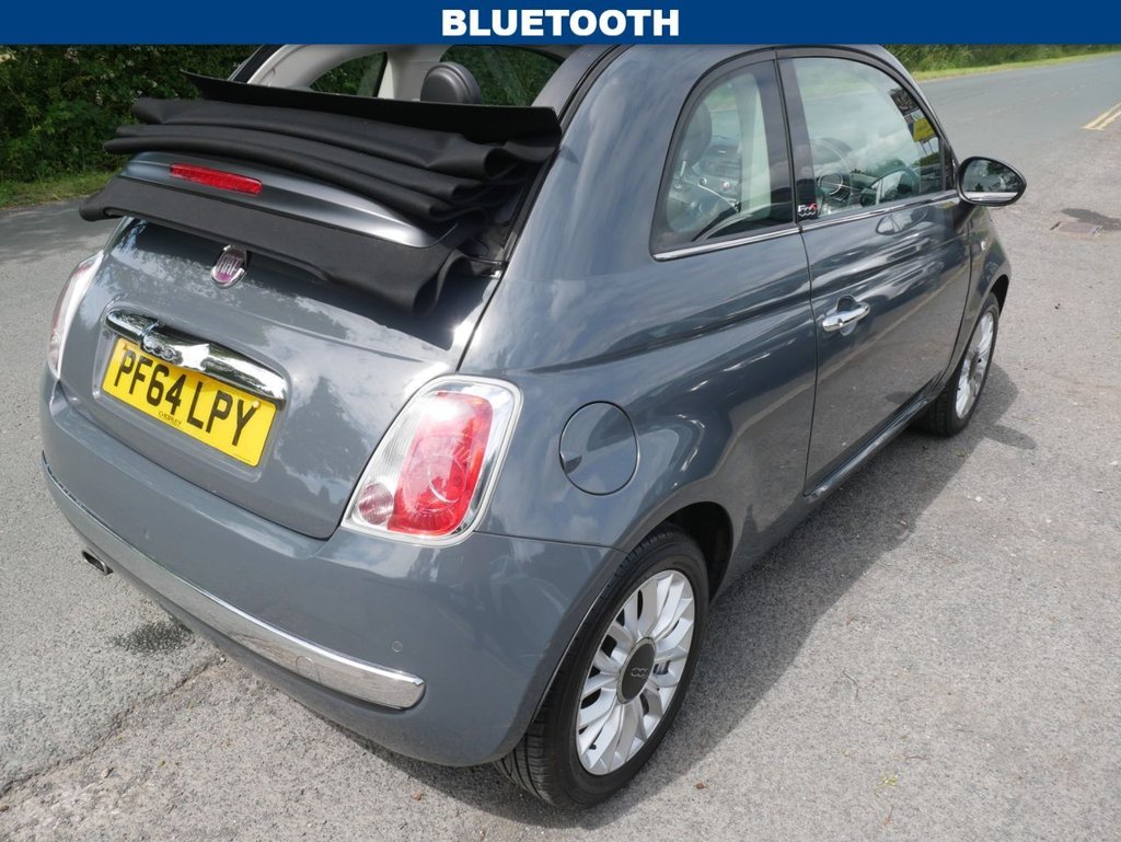 USED 2015 64 FIAT 500C 0.9 TwinAir Lounge Convertible 2dr Petrol Manual Euro 6 (s/s) (85 bhp) LOW MILEAGE CONVERTIBLE WITH FULL SERVICE HISTORY