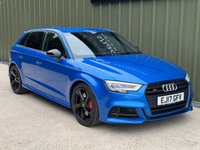 USED 2017 17 AUDI S3 2.0 TFSI Black Edition Sportback 5dr Petrol S Tronic quattro Euro 6 (s/s) (310 ps) AUDI HISTORY B&O SAT NAV DAB