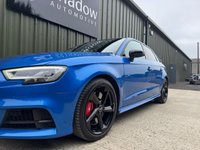 USED 2017 17 AUDI S3 2.0 TFSI Black Edition Sportback 5dr Petrol S Tronic quattro Euro 6 (s/s) (310 ps) AUDI HISTORY B&O SAT NAV DAB