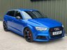 USED 2017 17 AUDI S3 2.0 TFSI Black Edition Sportback 5dr Petrol S Tronic quattro Euro 6 (s/s) (310 ps) AUDI HISTORY B&O SAT NAV DAB