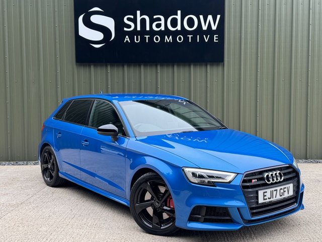 2017 17 Audi S3 2.0 TFSI Black Edition Sportback 5dr Petrol S Tronic quattro Euro 6 (s/s) (310 ps)