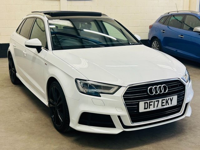 2017 17 Audi A3 1.4 TFSi CoD S Line Panoramic Sportback 5 Door Petrol Manual Euro 6 (s/s) (150 ps)