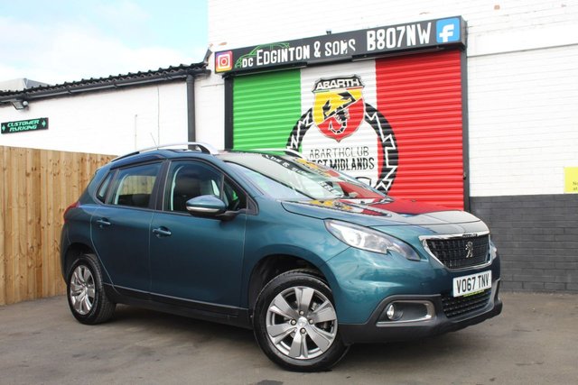 2017 67 Peugeot 2008 1.2 PureTech Active SUV 5dr Petrol Manual Euro 6 (82 ps)
