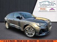 USED 2022 22 AUDI Q3 1.4 TFSIe 45 Black Edition Sportback 5dr Petrol Plug-in Hybrid S Tronic Euro 6 (s/s) 13kWh (245 ps) [RAC BUYSURE INSPECTED]