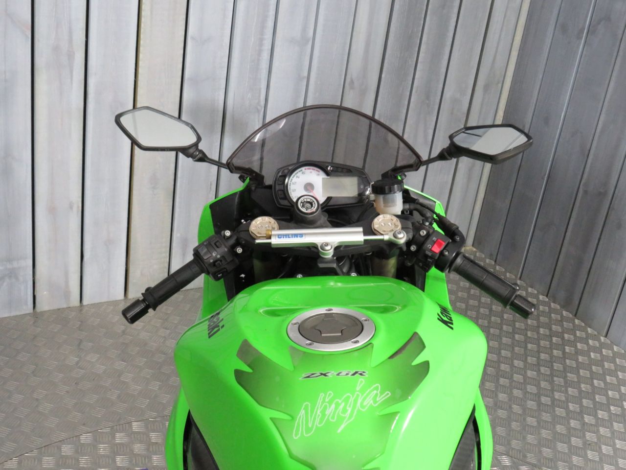 2009 KAWASAKI NINJA ZX-6R GREEN with 13438 miles - Used
