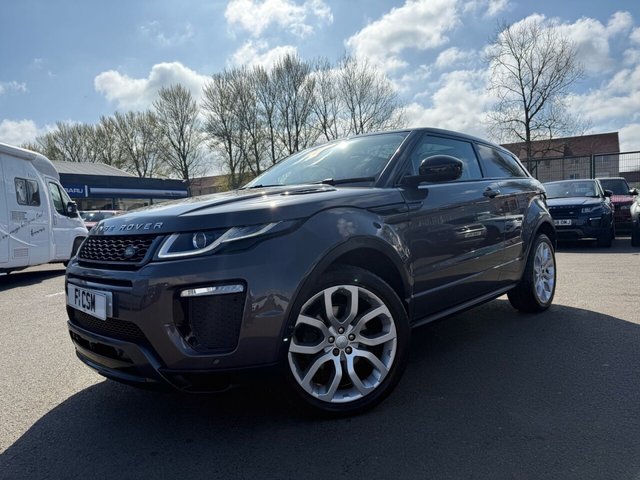 2016 16 LAND ROVER RANGE ROVER EVOQUE 2.0 TD4 HSE Dynamic Coupe 3dr Diesel Auto 4WD Euro 6 (s/s) (180 ps) AN ABSOLUTE BEAUTY FINISHED IN PREMIUM METALLIC GREY PAINT+DIESEL+AUTOMATIC+4 WHEEL DRIVE WIH ACTIVE DRIVELINE+SERVICE HISTORY+ULEZ COMPLIANT+PRIVACY GLASS+HEATED STEERING WHEEL+SANTORINI BLACK CONTRAST ROOF WITH MATCHING SPOILER+FULL LEATHER INTERIOR+FULL PANORAMIC GLASS ROOF+SATELLITE NAVIGATION+PARK ASSIST+CLIMATE CONTROL+20 INCH ALLOY WHEELS+COST NEW &pound;49655 MAKING THIS USED VEHICLE GREAT VALUE AT OUR LOW PRICE+1 FULL YEARS MOT PRIOR TO COLLECTION!!!!!!!!!!!!!!!!!!!!!!!!!!!!!!!!!!!!!!!!!!!!!!