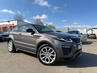 USED 2016 16 LAND ROVER RANGE ROVER EVOQUE 2.0 TD4 HSE Dynamic Coupe 3dr Diesel Auto 4WD Euro 6 (s/s) (180 ps) AN ABSOLUTE BEAUTY FINISHED IN PREMIUM METALLIC GREY PAINT+DIESEL+AUTOMATIC+4 WHEEL DRIVE WIH ACTIVE DRIVELINE+SERVICE HISTORY+ULEZ COMPLIANT+PRIVACY GLASS+HEATED STEERING WHEEL+SANTORINI BLACK CONTRAST ROOF WITH MATCHING SPOILER+FULL LEATHER INTERIOR+FULL PANORAMIC GLASS ROOF+SATELLITE NAVIGATION+PARK ASSIST+CLIMATE CONTROL+20 INCH ALLOY WHEELS+COST NEW &pound;49655 MAKING THIS USED VEHICLE GREAT VALUE AT OUR LOW PRICE+1 FULL YEARS MOT PRIOR TO COLLECTION!!!!!!!!!!!!!!!!!!!!!!!!!!!!!!!!!!!!!!!!!!!!!!