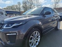 USED 2016 16 LAND ROVER RANGE ROVER EVOQUE 2.0 TD4 HSE Dynamic Coupe 3dr Diesel Auto 4WD Euro 6 (s/s) (180 ps) AN ABSOLUTE BEAUTY FINISHED IN PREMIUM METALLIC GREY PAINT+DIESEL+AUTOMATIC+4 WHEEL DRIVE WIH ACTIVE DRIVELINE+SERVICE HISTORY+ULEZ COMPLIANT+PRIVACY GLASS+HEATED STEERING WHEEL+SANTORINI BLACK CONTRAST ROOF WITH MATCHING SPOILER+FULL LEATHER INTERIOR+FULL PANORAMIC GLASS ROOF+SATELLITE NAVIGATION+PARK ASSIST+CLIMATE CONTROL+20 INCH ALLOY WHEELS+COST NEW &pound;49655 MAKING THIS USED VEHICLE GREAT VALUE AT OUR LOW PRICE+1 FULL YEARS MOT PRIOR TO COLLECTION!!!!!!!!!!!!!!!!!!!!!!!!!!!!!!!!!!!!!!!!!!!!!!