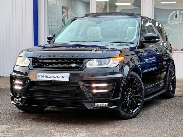 2017 67 Land Rover Range Rover Sport 3.0 SD V6 AUTOBIOGRAPHY DYNAMIC LUMMA KIT 7 SEATS OPEN PAN ROOF HEAT & COOL SEATS APPLE PLAY TV WIDE SAT NAV 360 CAM STEPS