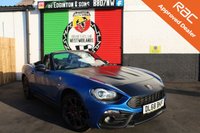 USED 2018 06 ABARTH 124 SPIDER 1.4 MultiAir Convertible 2dr Petrol Auto Euro 6 (170 ps) VIEW AND RESERVE ONLINE OR CALL 01527-853940 FOR MORE INFO.