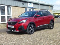 USED 2020 20 PEUGEOT 3008 1.5 BlueHDi Allure SUV 5dr Diesel EAT Euro 6 (s/s) (130 ps) www.suffolkcarcentre.co.uk - Located at Reydon