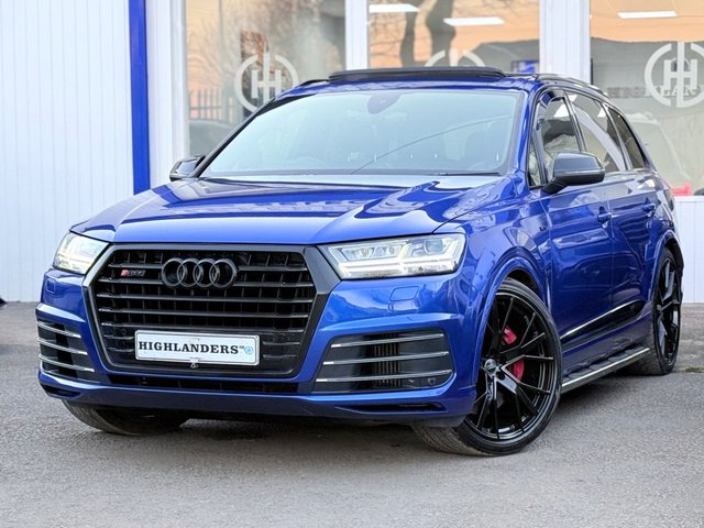 2017 17 Audi Sq7 4.0 TDI V8 BLACK PACK HUD HEAD UP PANORAMIC ROOF STEPS CAMERA SUV 5DR DIESEL TIPTRONIC QUATTRO EURO 6 (S/S) (435 PS)