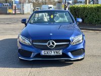 USED 2017 17 MERCEDES-BENZ C-CLASS 2.1 C250d AMG Line (Premium Plus) Cabriolet 2dr Diesel G-Tronic+ Euro 6 (s/s) (204 ps) 