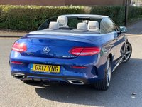 USED 2017 17 MERCEDES-BENZ C-CLASS 2.1 C250d AMG Line (Premium Plus) Cabriolet 2dr Diesel G-Tronic+ Euro 6 (s/s) (204 ps) 