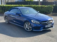 USED 2017 17 MERCEDES-BENZ C-CLASS 2.1 C250d AMG Line (Premium Plus) Cabriolet 2dr Diesel G-Tronic+ Euro 6 (s/s) (204 ps) 