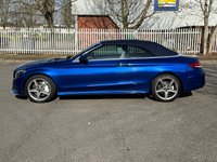 USED 2017 17 MERCEDES-BENZ C-CLASS 2.1 C250d AMG Line (Premium Plus) Cabriolet 2dr Diesel G-Tronic+ Euro 6 (s/s) (204 ps) 