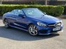 USED 2017 17 MERCEDES-BENZ C-CLASS 2.1 C250d AMG Line (Premium Plus) Cabriolet 2dr Diesel G-Tronic+ Euro 6 (s/s) (204 ps) 