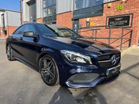 USED 2017 17 MERCEDES-BENZ CLA 2.1 CLA220d AMG Line Coupe 7G-DCT Euro 6 (s/s) 4dr FULL SERVICE HISTORY- STUNNING
