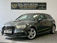 USED 2016 J AUDI A3 1.6 TDI S line Sportback 5dr Diesel Manual Euro 6 (s/s) (110 ps) 
