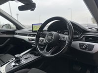 USED 2017 17 AUDI A4 2.0 TDI ultra Sport Saloon 4dr Diesel S Tronic Euro 6 (s/s) (150 ps) Xenon Headlights with LED Daytime Running Lights, Cruise Control with Speed Limiter, Electromechanical Parking Brake, Model and Engine Technology Badges at Rear, Non-Smoking Package, Variable Restraint System Features: AUX/USB connectivity, Light package, Cruise control, Satellite navigation, Alarm/immobiliser, DAB radio, Alloy wheels, Bluetooth, Keyless entry/start system, Heated seats, Climate control, Parking assist