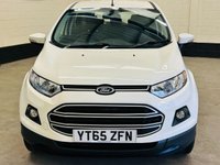 USED 2015 65 FORD ECOSPORT 1.5 TDCi Zetec SUV 5 Door Diesel Manual 2WD Euro 6 (95 ps) 7 SERVICES TO 56,548 MILES