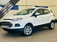 USED 2015 65 FORD ECOSPORT 1.5 TDCi Zetec SUV 5 Door Diesel Manual 2WD Euro 6 (95 ps) 7 SERVICES TO 56,548 MILES