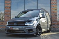 USED 2016 66 VOLKSWAGEN CADDY 2.0 TDI C20 BlueMotion Tech Highline Panel Van 5dr Diesel Manual SWB Euro 6 (s/s) (102 ps) TMG KIT / PURE GREY / LEATHER