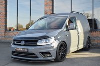USED 2016 66 VOLKSWAGEN CADDY 2.0 TDI C20 BlueMotion Tech Highline Panel Van 5dr Diesel Manual SWB Euro 6 (s/s) (102 ps) TMG KIT / PURE GREY / LEATHER
