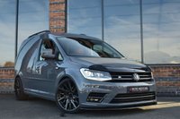 USED 2016 66 VOLKSWAGEN CADDY 2.0 TDI C20 BlueMotion Tech Highline Panel Van 5dr Diesel Manual SWB Euro 6 (s/s) (102 ps) TMG KIT / PURE GREY / LEATHER