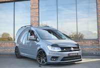 USED 2016 66 VOLKSWAGEN CADDY 2.0 TDI C20 BlueMotion Tech Highline Panel Van 5dr Diesel Manual SWB Euro 6 (s/s) (102 ps) TMG KIT / PURE GREY / LEATHER