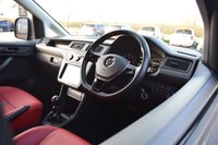 USED 2016 66 VOLKSWAGEN CADDY 2.0 TDI C20 BlueMotion Tech Highline Panel Van 5dr Diesel Manual SWB Euro 6 (s/s) (102 ps) TMG KIT / PURE GREY / LEATHER