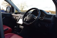 USED 2016 66 VOLKSWAGEN CADDY 2.0 TDI C20 BlueMotion Tech Highline Panel Van 5dr Diesel Manual SWB Euro 6 (s/s) (102 ps) TMG KIT / PURE GREY / LEATHER
