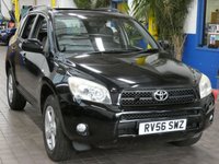 USED 2006 56 TOYOTA RAV4 2.0 XT5 SUV 5dr Petrol Automatic 4WD (212 g/km, 150 bhp) NICE TIDY EXAMPLE SAT NAV HEATED LEATHER SUNROOF CRUISE CONTROL PARKING SENSORS
