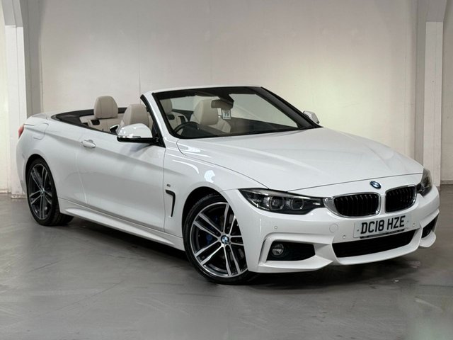 2018 18 BMW 4 Series 2.0 420d M Sport Convertible 2dr Diesel Manual Euro 6 (s/s) (190 ps)