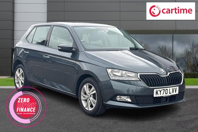 View our Skoda Fabia 1.0 TSI SE Hatchback 5dr Petrol Manual Euro 6 (s/s) (110 ps) 6.5in Touchscreen Display, Apple CarPlay, Android Auto, MirrorLink, Rear Parking Sensors, Air Conditioning, DAB / Bluetooth / USB, 
