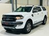 USED 2017 67 FORD RANGER 3.2 TDCi Wildtrak Pickup Double Cab 4dr Diesel Auto 4WD Euro 5 (200 ps) Hardtop with Sliding Glass|Towbar|NO VAT|Part Ex Welcome
