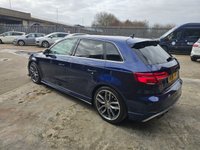 USED 2016 66 AUDI S3 2.0 TFSI Sportback 5dr Petrol S Tronic quattro Euro 6 (s/s) (310 ps) Full history 12 Months Warranty
