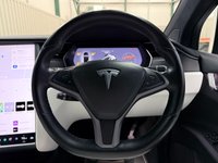 USED 2018 68 TESLA MODEL X 100D (Dual Motor) SUV 5dr Electric Auto 4WDE (417 bhp) White Premium Interior | Tow Bar