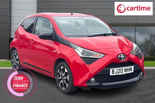 View our Toyota Aygo 1.0 VVT-i x-trend Funroof 5dr Petrol x-shift Euro 6 (71 ps) 7in Touchscreen Display, Reverse Camera, DAB / Bluetooth / USB, Climate Control, Cruise Control, 