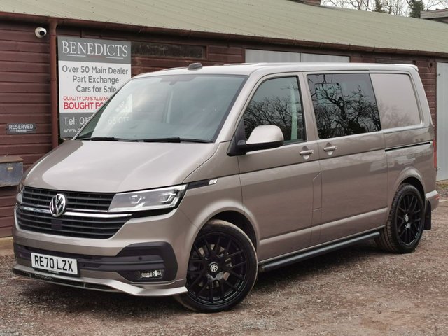 2020 70 Volkswagen Transporter 2.0 BiTDI T32 Highline Crew Van Double Cab 5dr Diesel DSG FWD SWB Euro 6 (s/s) (204 ps)