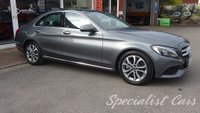 USED 2018 18 MERCEDES-BENZ C-CLASS 2.1 C220d Sport (Premium) Saloon 4dr Diesel G-Tronic+ Euro 6 (s/s) (170 ps) 