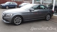 USED 2018 18 MERCEDES-BENZ C-CLASS 2.1 C220d Sport (Premium) Saloon 4dr Diesel G-Tronic+ Euro 6 (s/s) (170 ps) 
