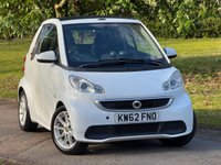 USED 2013 62 SMART FORTWO 0.8 CDI Passion Cabriolet 2dr Diesel SoftTouch Euro 5 (54 bhp) 
