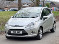 USED 2011 11 FORD FIESTA 1.25 Zetec Hatchback 5dr Petrol Manual (129 g/km, 81 bhp) 