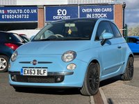 USED 2013 63 FIAT 500 1.2 Lounge Hatchback 3dr Petrol Manual Euro 4 (69 bhp) 