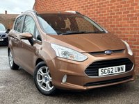 USED 2013 62 FORD B-MAX 1.5 TDCi Zetec MPV 5dr Diesel Manual Euro 5 (75 ps) READY TO DRIVE AWAY NOW