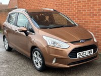 USED 2013 62 FORD B-MAX 1.5 TDCi Zetec MPV 5dr Diesel Manual Euro 5 (75 ps) READY TO DRIVE AWAY NOW