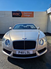 USED 2013 63 BENTLEY CONTINENTAL 4.0 V8 GTC Convertible 2dr Petrol Auto 4WD Euro 5 (507 ps) FULL - BENTLEY -  SERVICE - HISTORY
