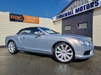 USED 2013 63 BENTLEY CONTINENTAL 4.0 V8 GTC Convertible 2dr Petrol Auto 4WD Euro 5 (507 ps) FULL - BENTLEY -  SERVICE - HISTORY